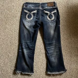 Big Star Maddie Jeans Dark Was 29L Cropped